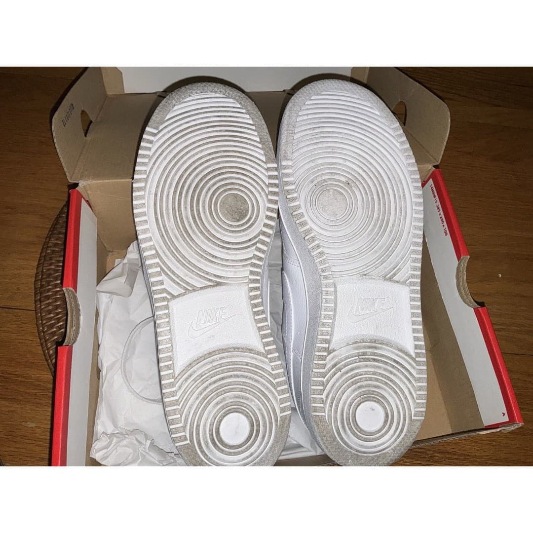 Size 8.5 - Nike Court Vision Low Triple White W - Thumbnail 10