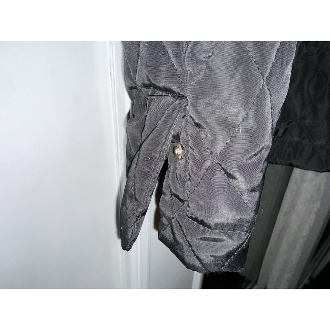 Michael Kors Women's Quilted Black Anorak Coat 2XL - Thumbnail 8