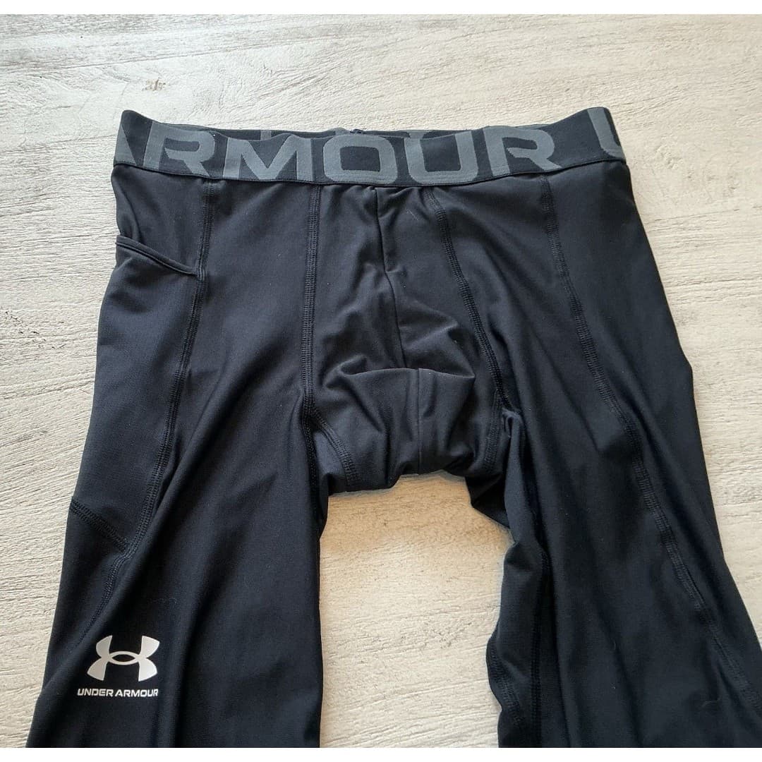 Under Armour Men's Heat Gear Leggings Size Large - Thumbnail 2