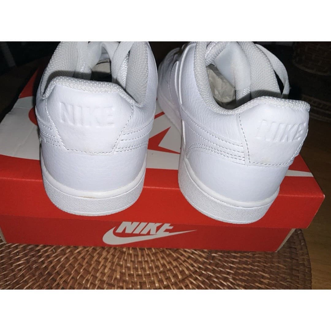 Size 8.5 - Nike Court Vision Low Triple White W - Thumbnail 5