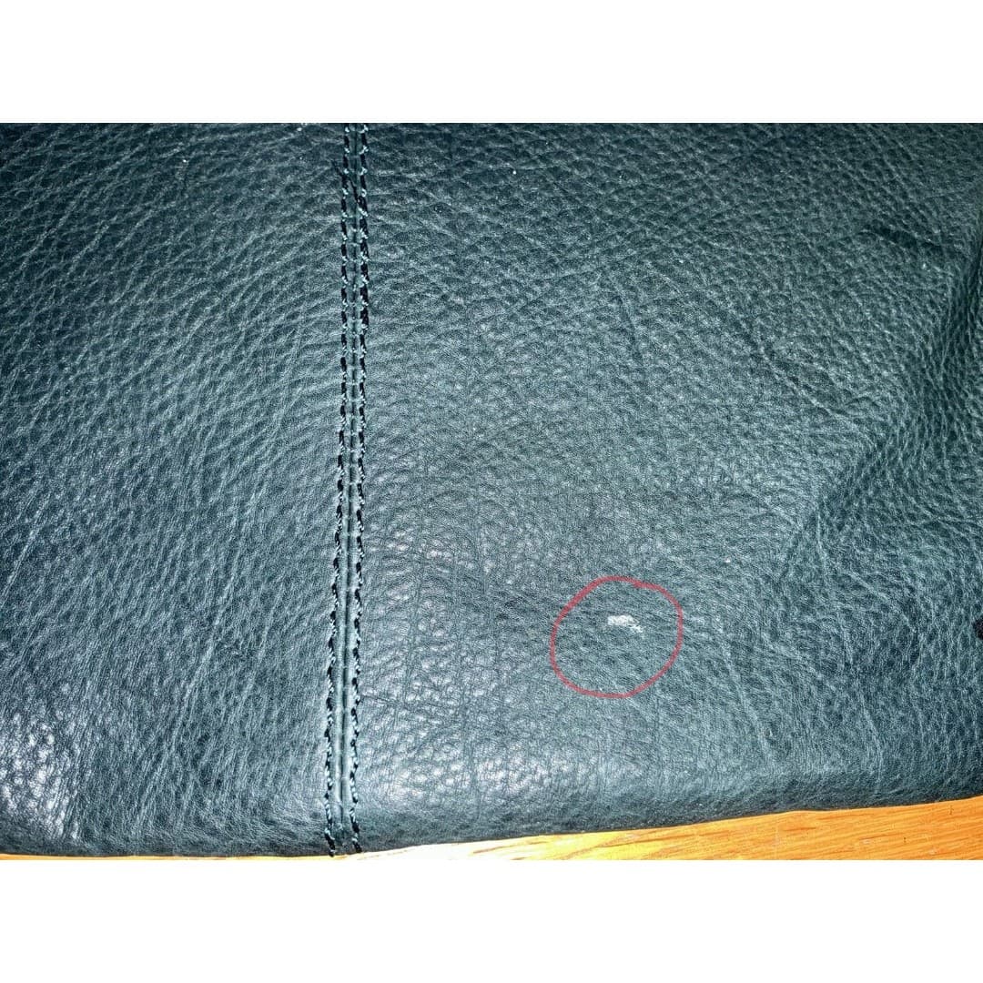 FATFACE Blue Leather Crossbody Bag Messenger Shoulder Strap Pockets - Thumbnail 7