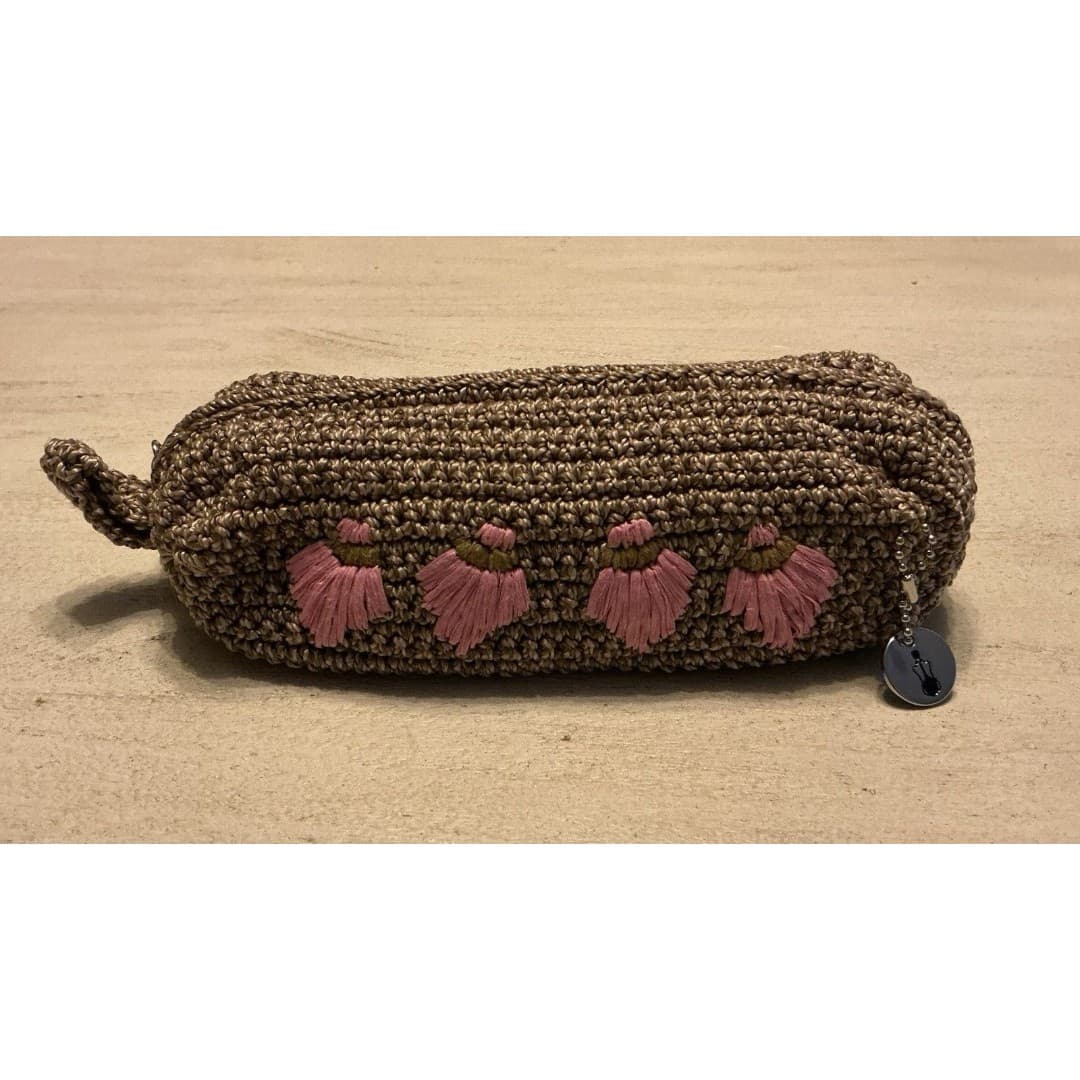 The Sak Beach Crochet Makeup Case