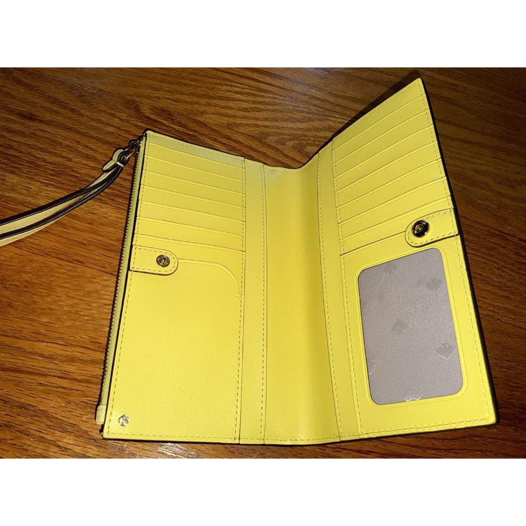 Kate Spade New York Jackson Medium Universal Phone Wristlet Wallet Yellow - Thumbnail 3