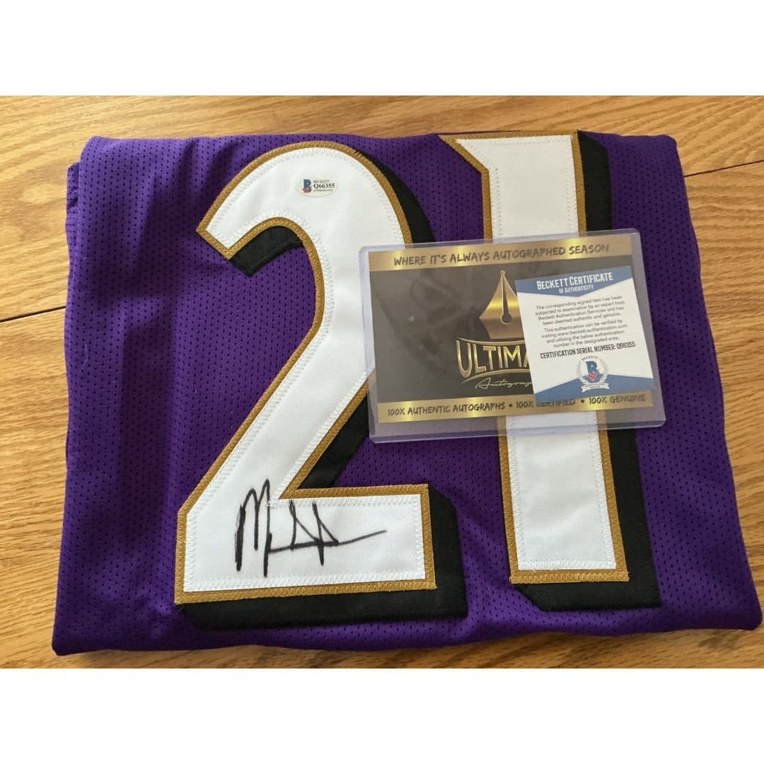 Mark Ingram Autographed Baltimore Ravens Purple Jersey (Beckett Authenticated)