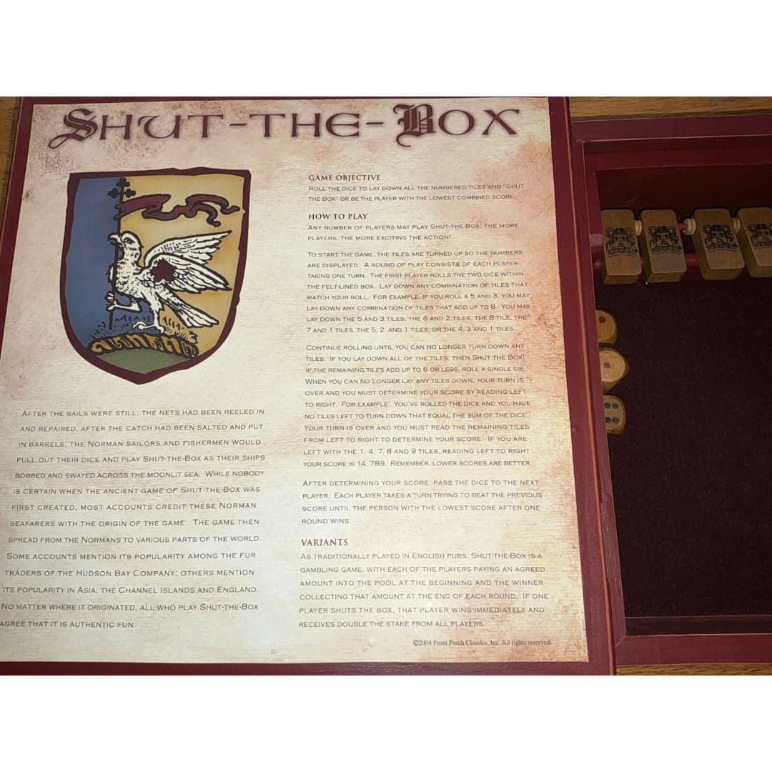 Front Porch Classics Shut The Box Bookshelf Edition 2004 Complete - Thumbnail 4