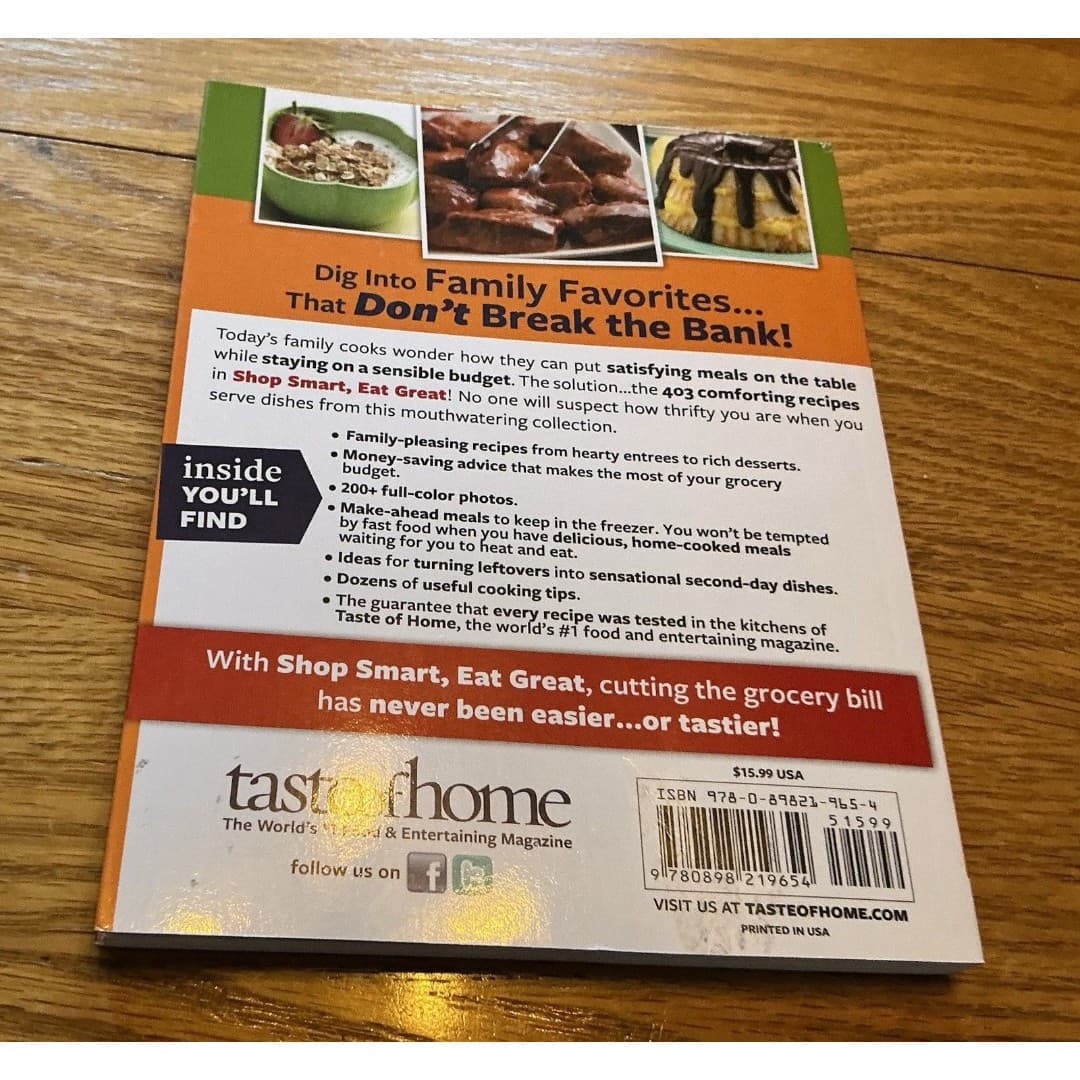 Taste of Home Cookbook, Shop Smart Eat Good - Thumbnail 2