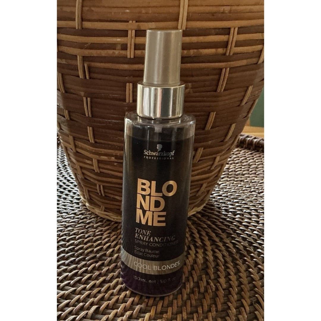 Schwarzkopf BlondMe Tone Enhancing Spray Conditioner for Cool Blondes 5 oz 150ml