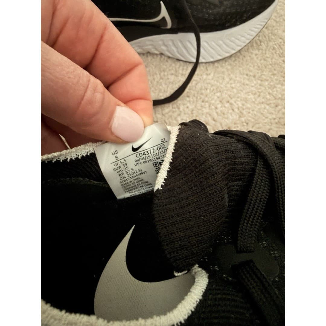 Nike React Infinity Run Flyknit Women's Size 8 Running Shoes Black - Thumbnail 5