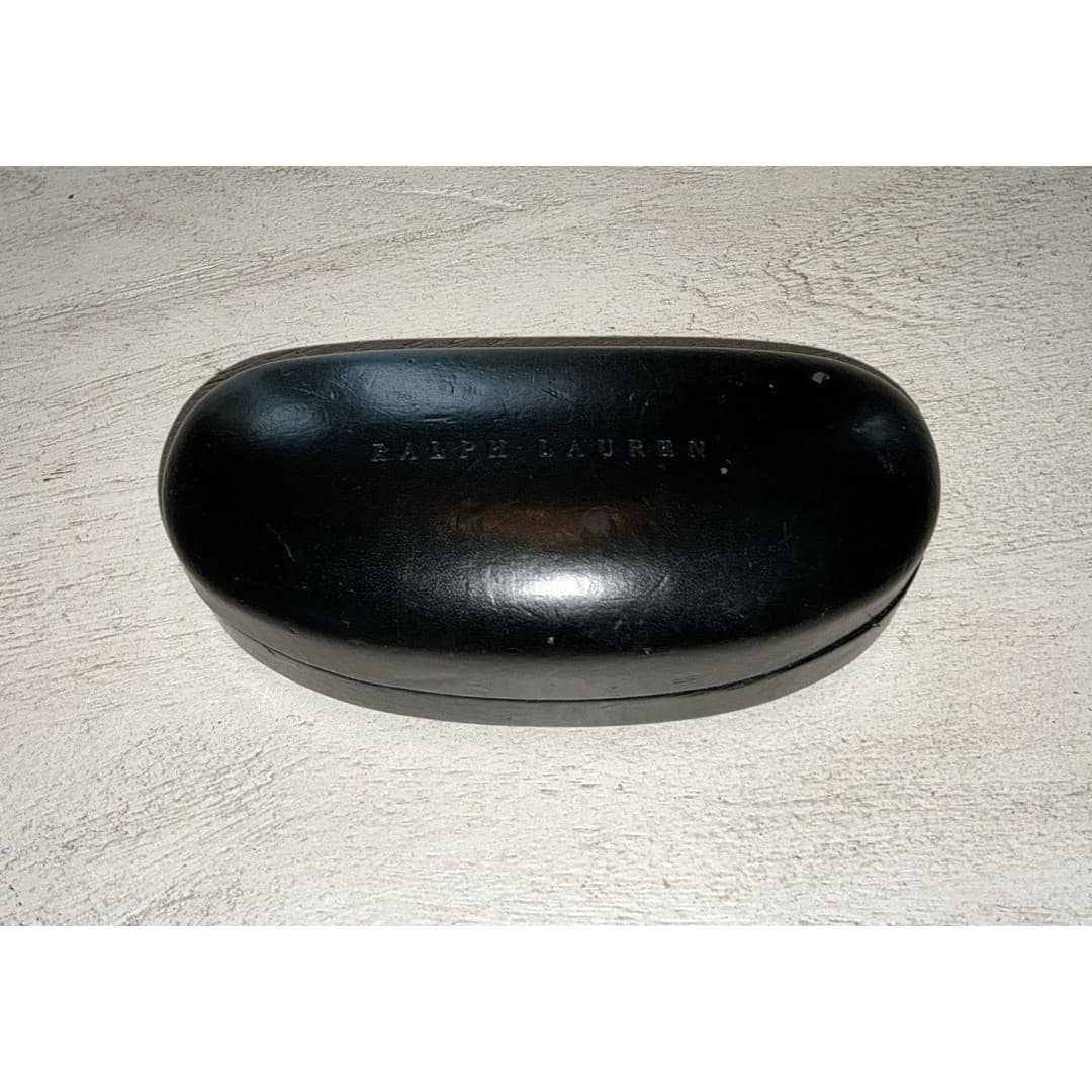 Polo Ralph Lauren Black Clamshell Eyeglasses Case Large