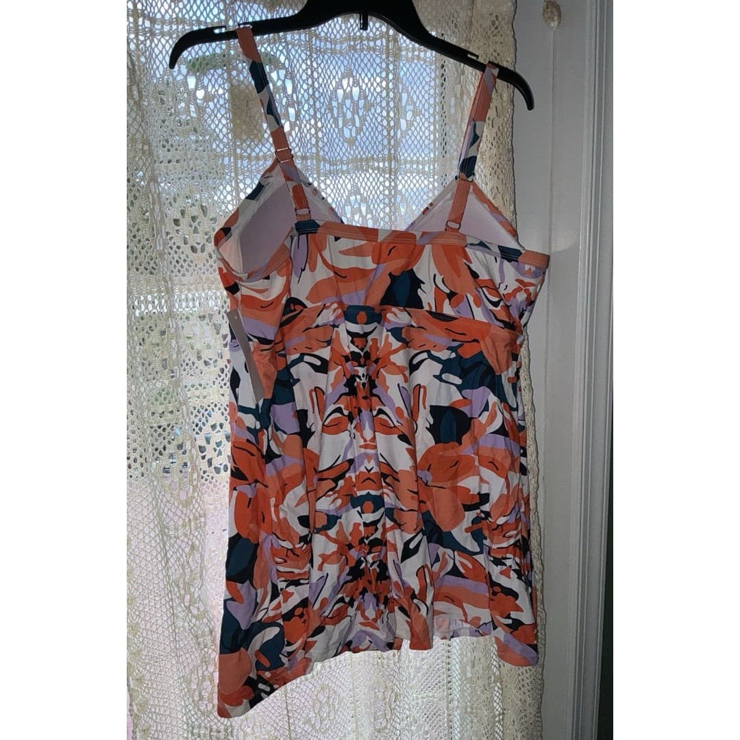 Women’s Plus Size Meet Curve One Piece Swimsuit Sz 3X - Thumbnail 3