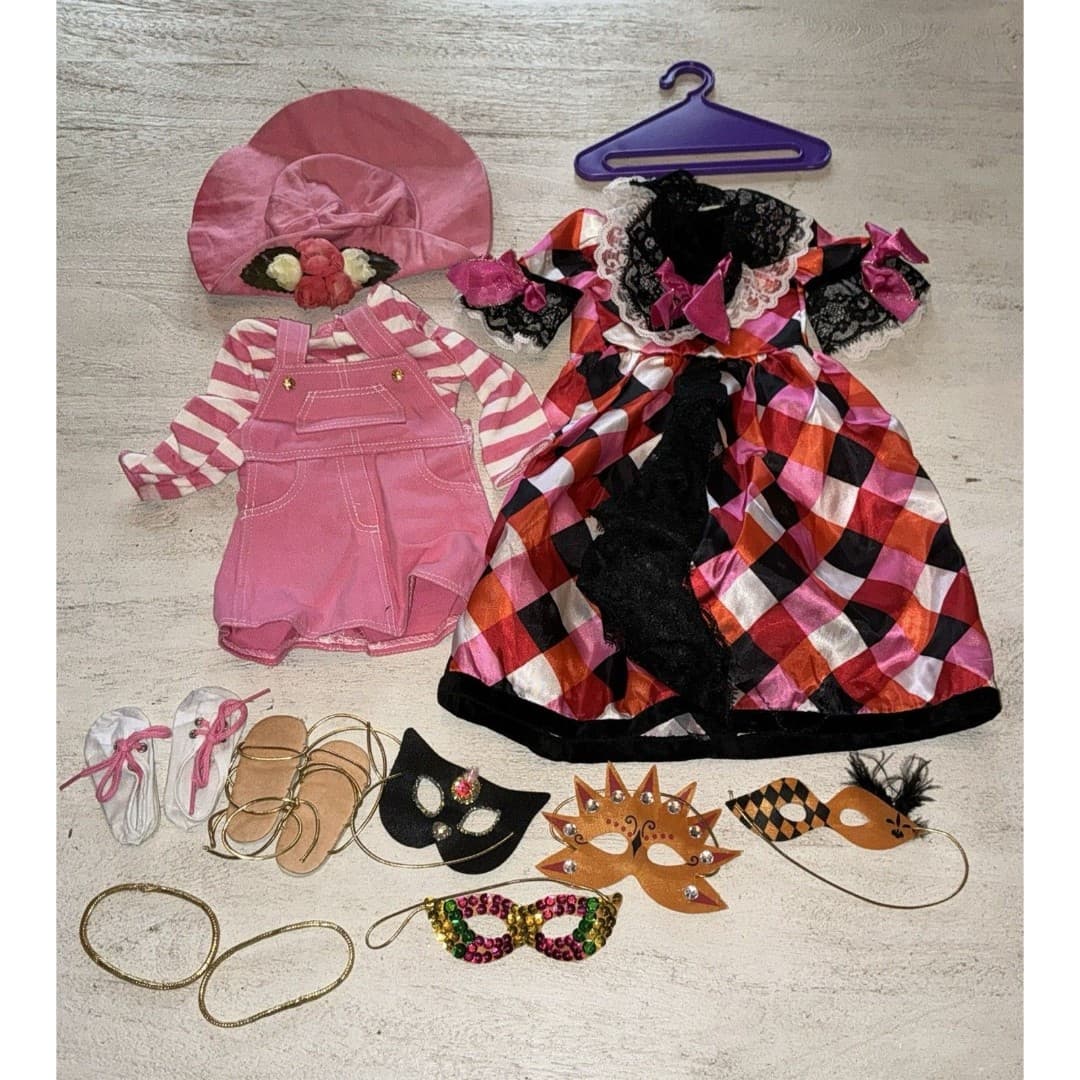 Tonner Magic Masquerade Gown with Mask Set all 4 masks & Jumper Set