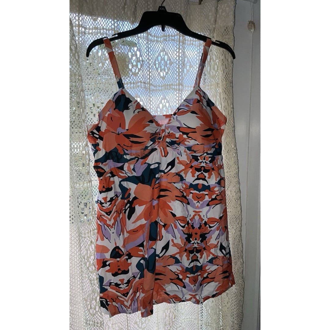 Women’s Plus Size Meet Curve One Piece Swimsuit Sz 3X - Thumbnail 2
