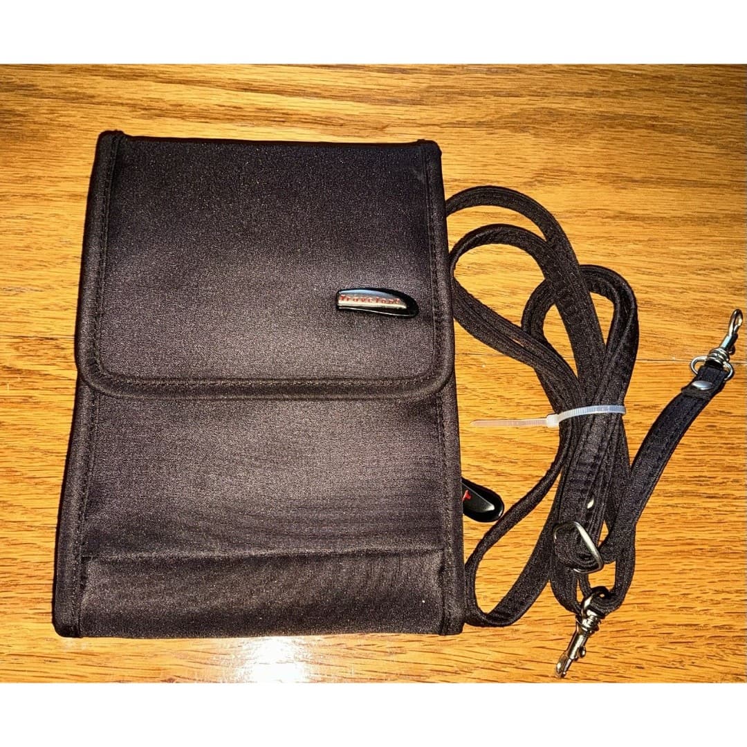 Travelon Anti-Theft RFID Classic Slim Crossbody Shoulder Bag Brown purse - Thumbnail 7