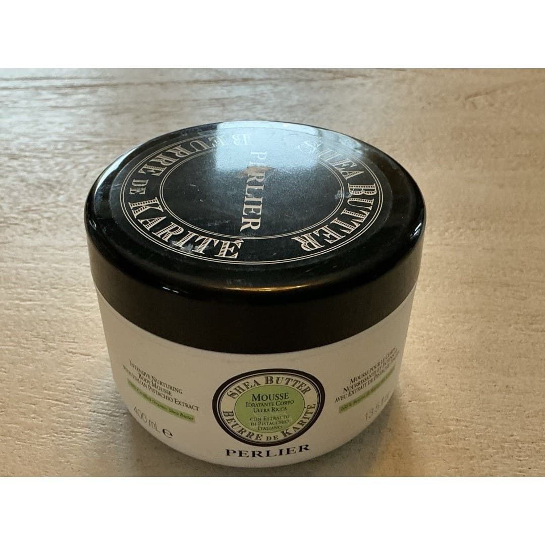 Perlier Shea Butter Body Mousse with Pear Extract JUMBO 13.5 oz NEW Sealed - Thumbnail 2