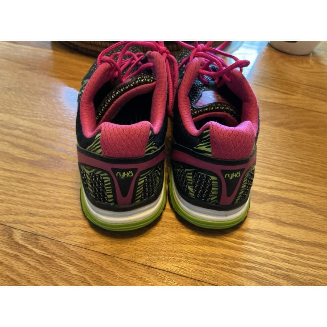 Ryka Vida RZX Training Shoes Black Pink Green Womens Size 10.5M Sneakers - Thumbnail 6