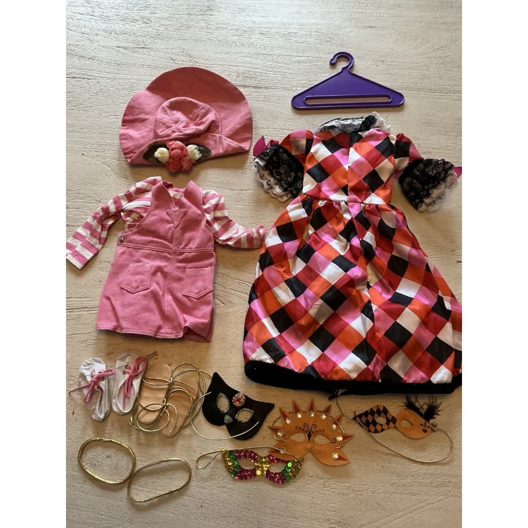Tonner Magic Masquerade Gown with Mask Set all 4 masks & Jumper Set - Thumbnail 6