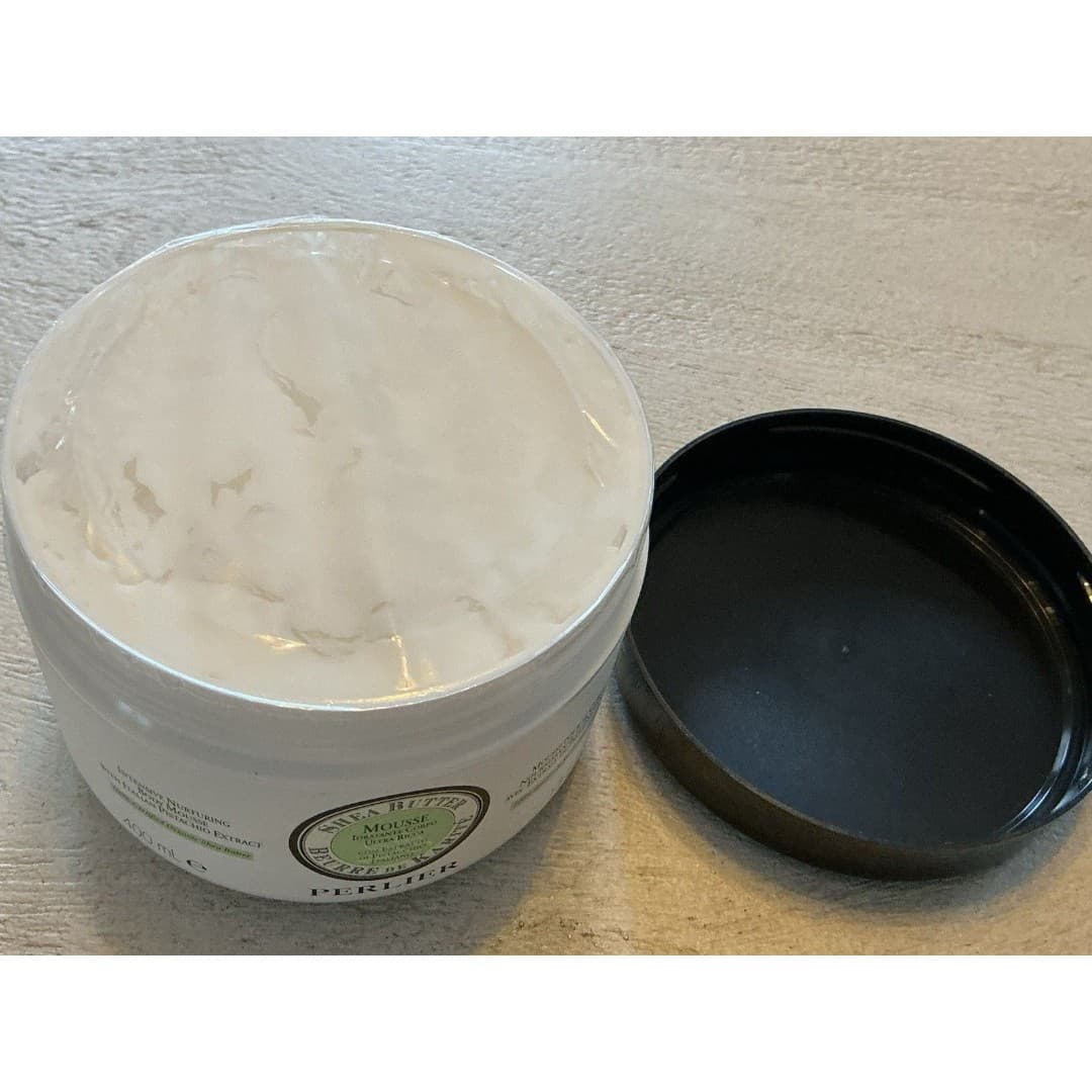 Perlier Shea Butter Body Mousse with Pear Extract JUMBO 13.5 oz NEW Sealed - Thumbnail 3