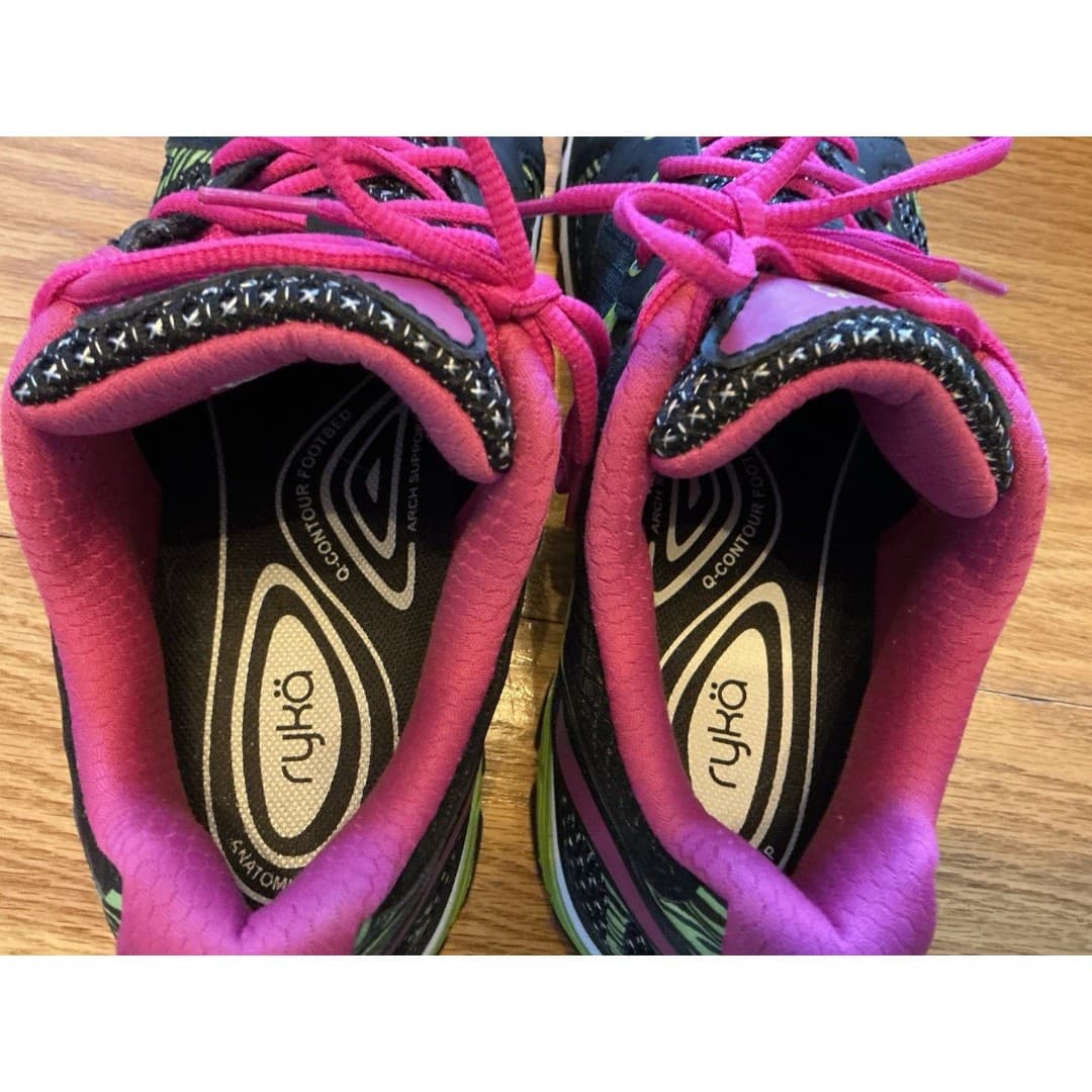 Ryka Vida RZX Training Shoes Black Pink Green Womens Size 10.5M Sneakers - Thumbnail 11