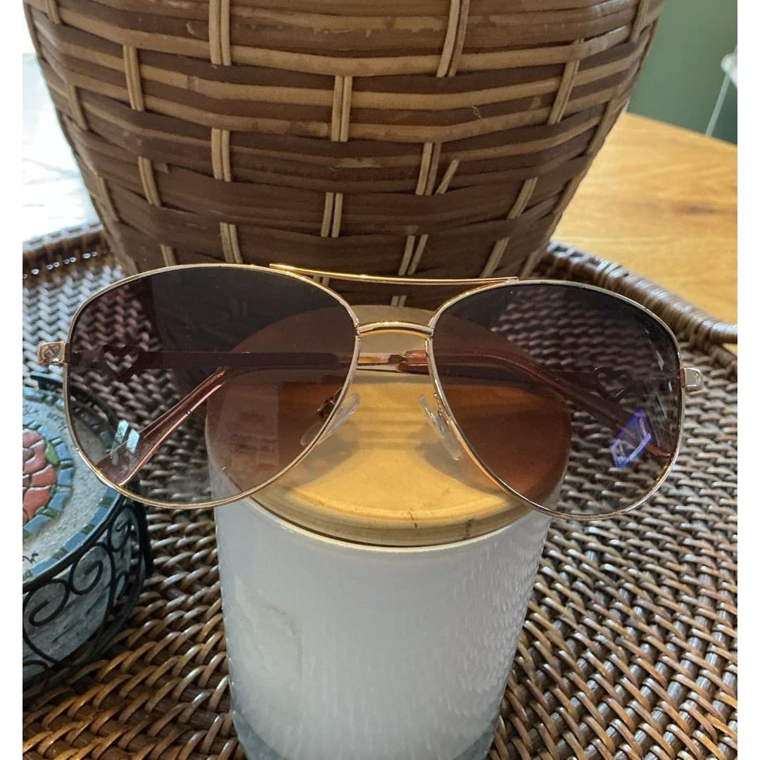 JUICY COUTURE WJC 61SG18S Aviator Fashion SUNGLASSES Purple Gradient Lens - Thumbnail 2
