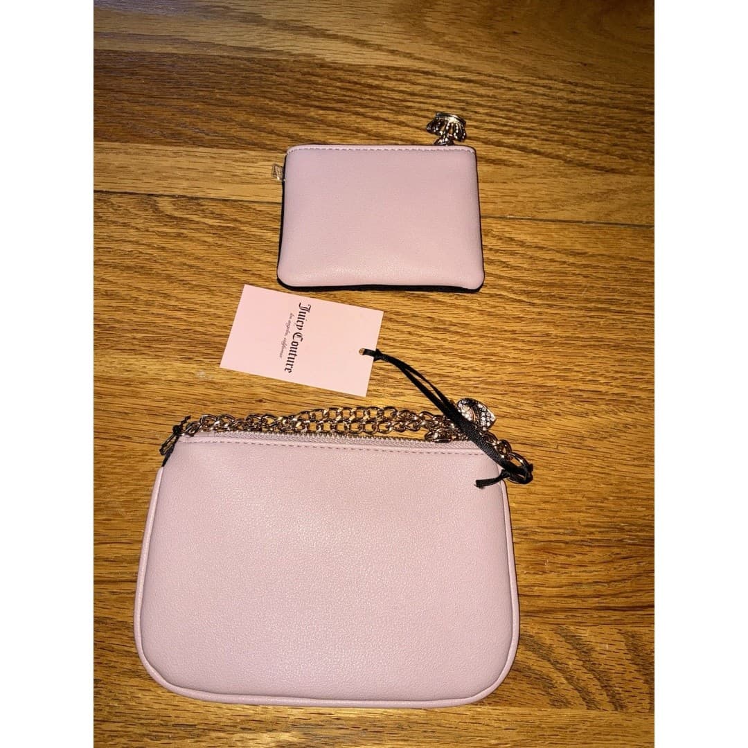 Juicy Couture 2-Piece Wristlet Set with Coin Purse - Black Velvet - Thumbnail 2