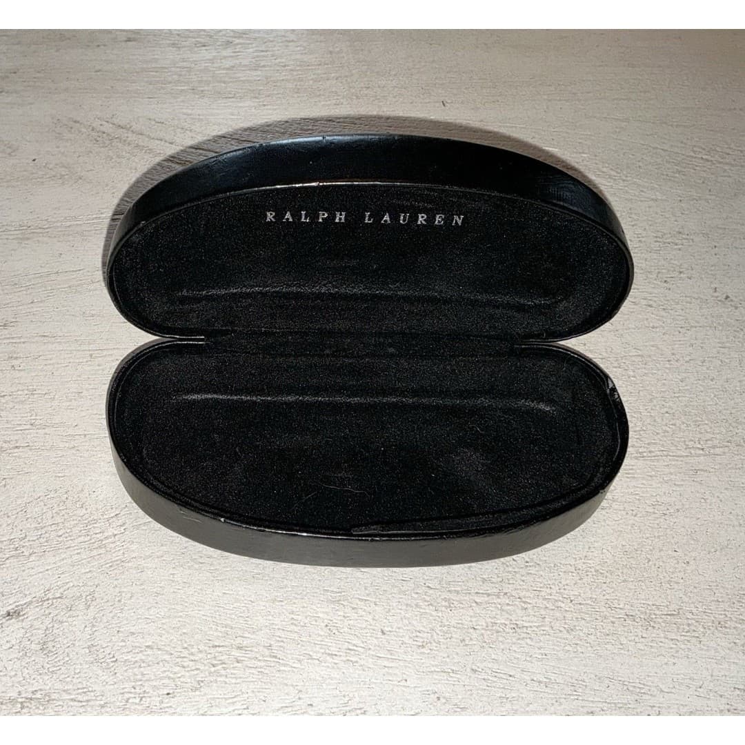 Polo Ralph Lauren Black Clamshell Eyeglasses Case Large - Thumbnail 2