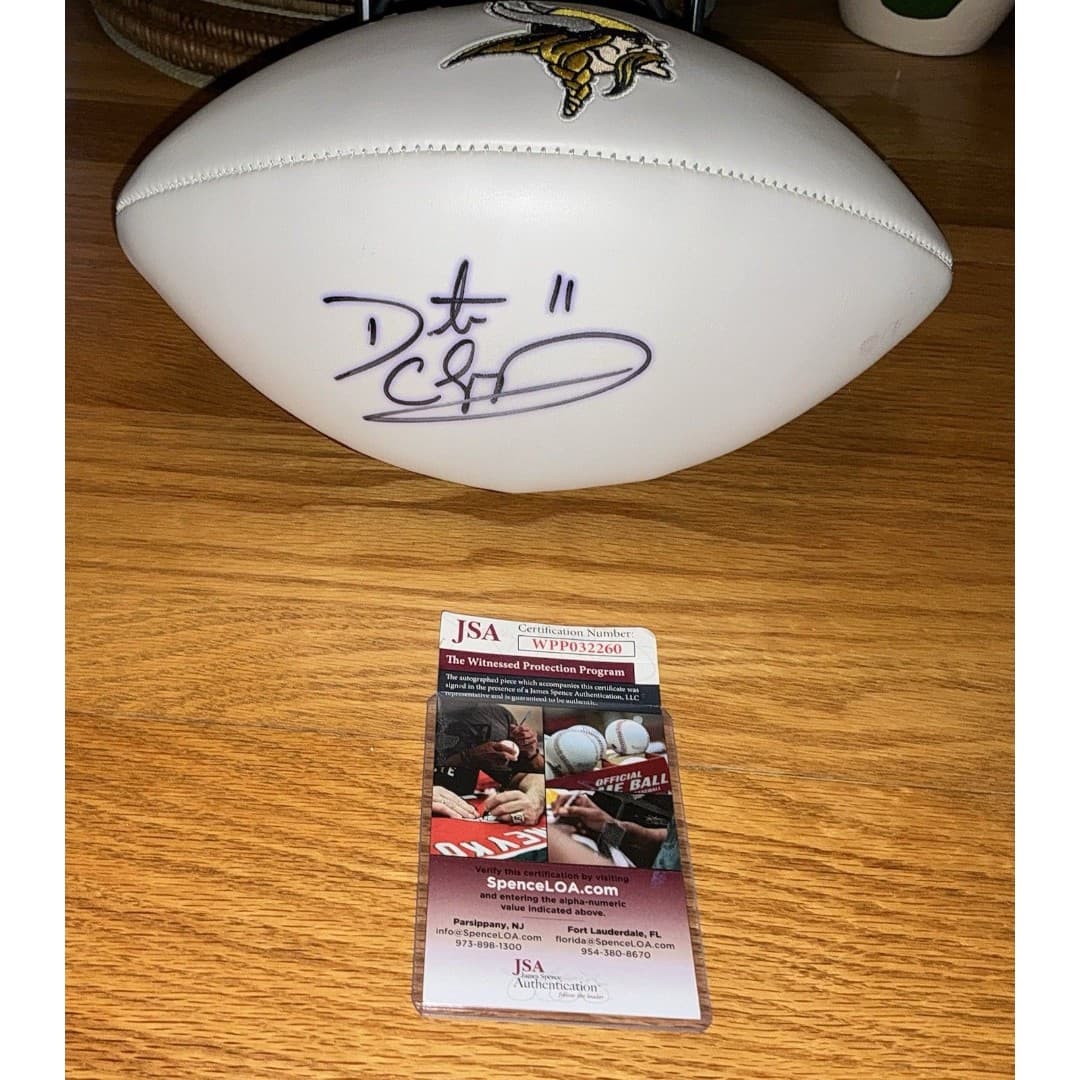 Daunte Culpepper Signed Full Size White Panel Football Vikings JSA Auto - Thumbnail 5