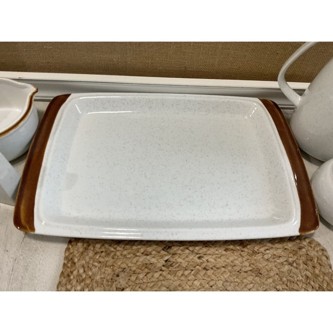 MIKASA "Natural Beauty" C 9000 Coffee Pot + Sugar +Dish +S&P w/Tray, BEAUTIFUL! - Thumbnail 5