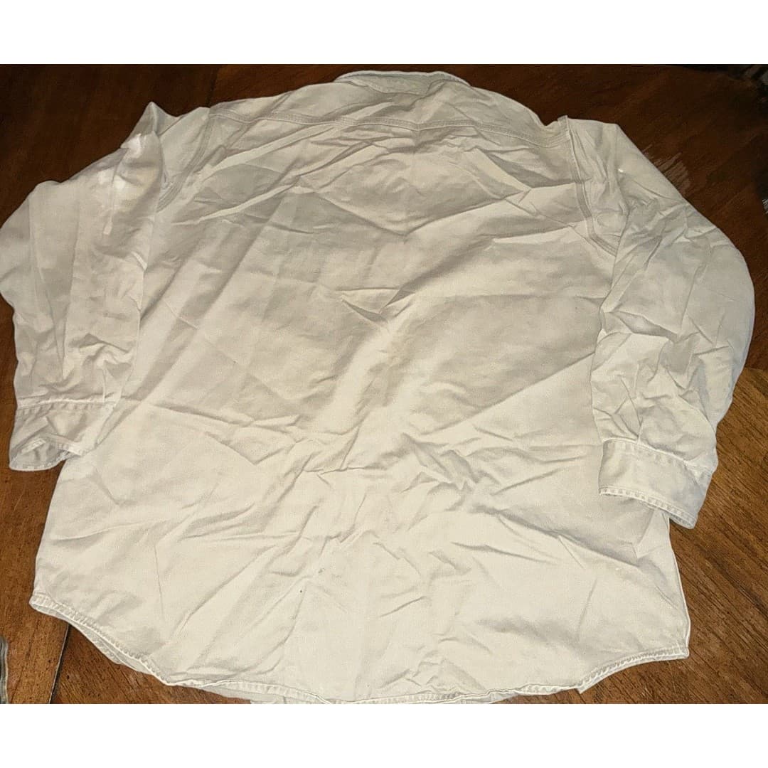 Vintage Carhartt Rugged Outdoor Wear Duck Canvas Shirt Size XXL Collar READ - Thumbnail 10