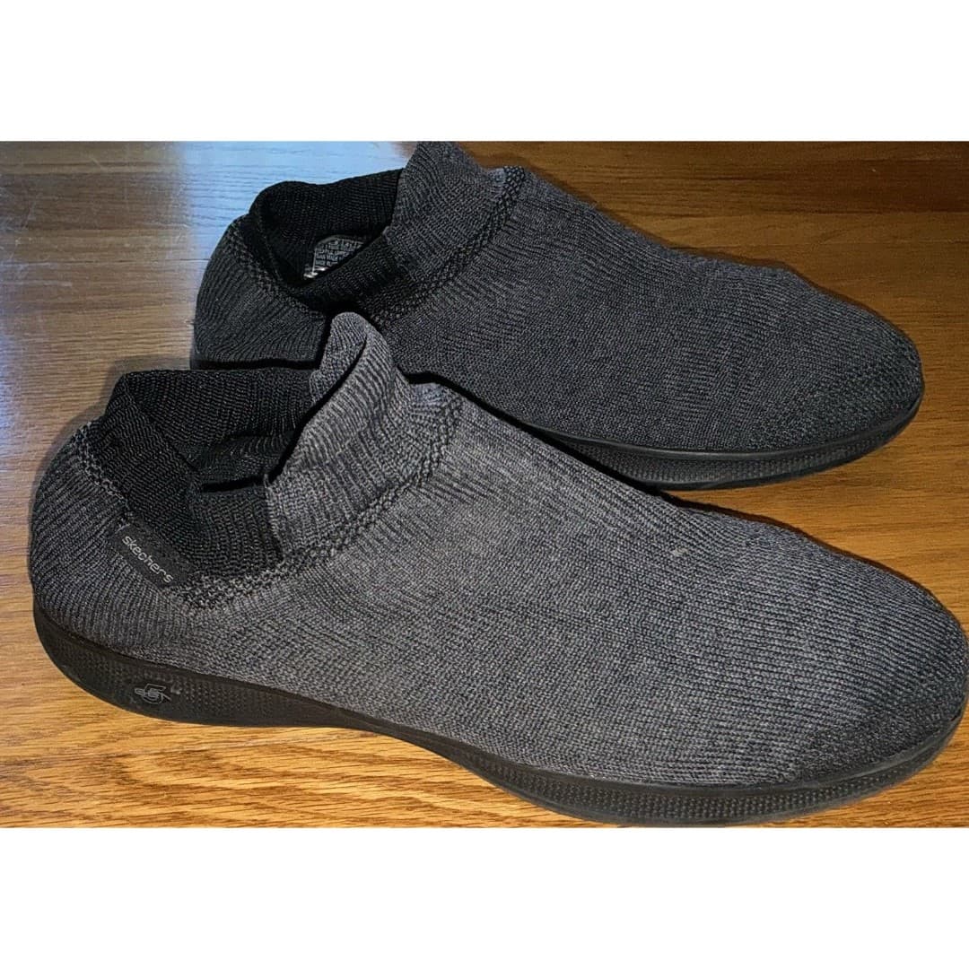 Skechers Go Step Lite Ultrasock Style 14505 Sz 11 Black Shoes - Thumbnail 2