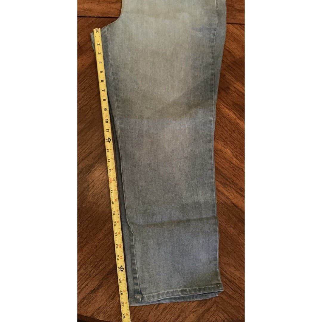 Gloria Vanderbilt Jeans Sz 18 W Womens Blue Mid Rise Amanda Straight NWOT - Thumbnail 6