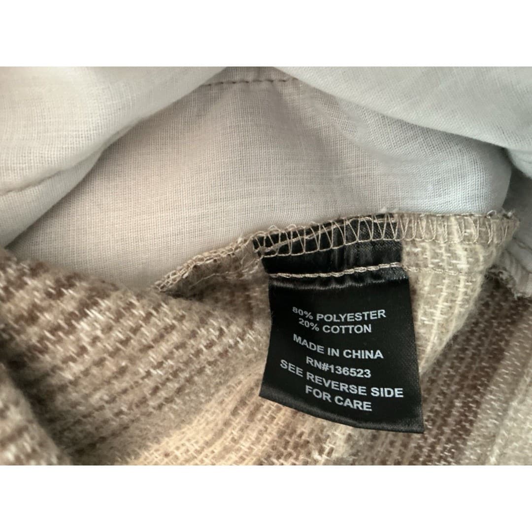 Brooklyn Cloth The Shacked Mens L Southwestern Tan Boxy Fit Oversized NEW - Thumbnail 7