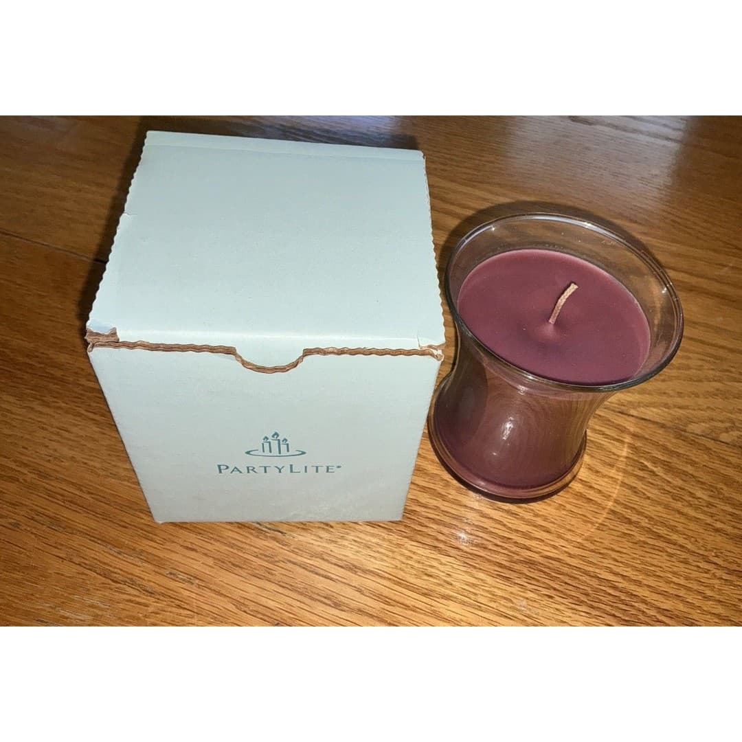 PartyLite "Raspberry & Thyme” Candle in Glass Jar, G02282 New In Box - Thumbnail 4