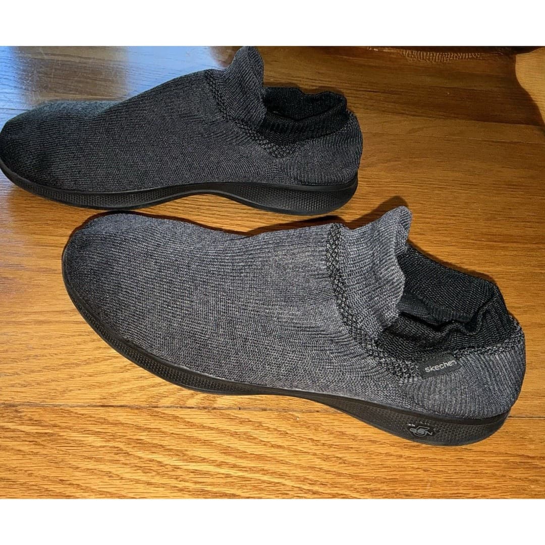 Skechers Go Step Lite Ultrasock Style 14505 Sz 11 Black Shoes - Thumbnail 6