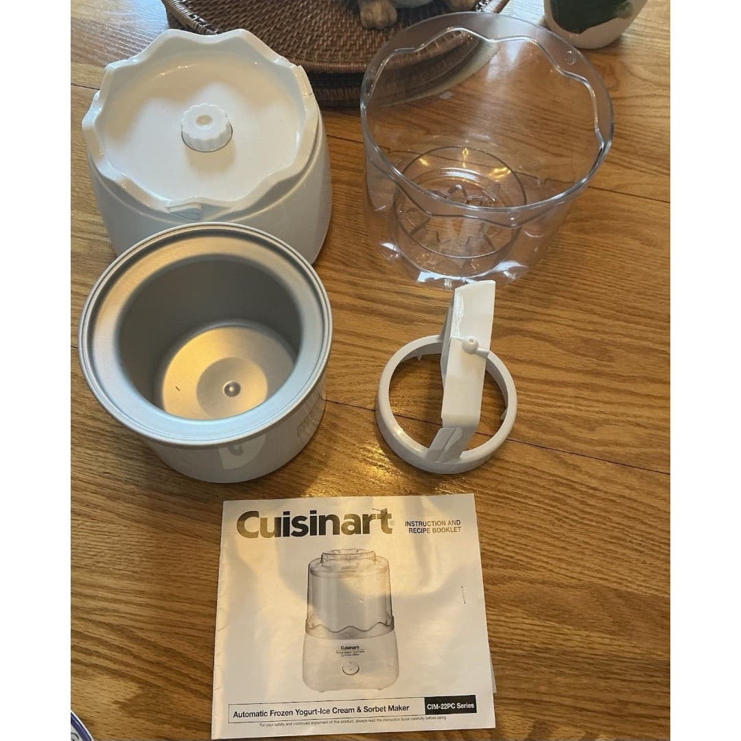 Cuisinart CIM-22PC Automatic frozen yogurt - Ice Cream Maker Sorbet - White - Thumbnail 3