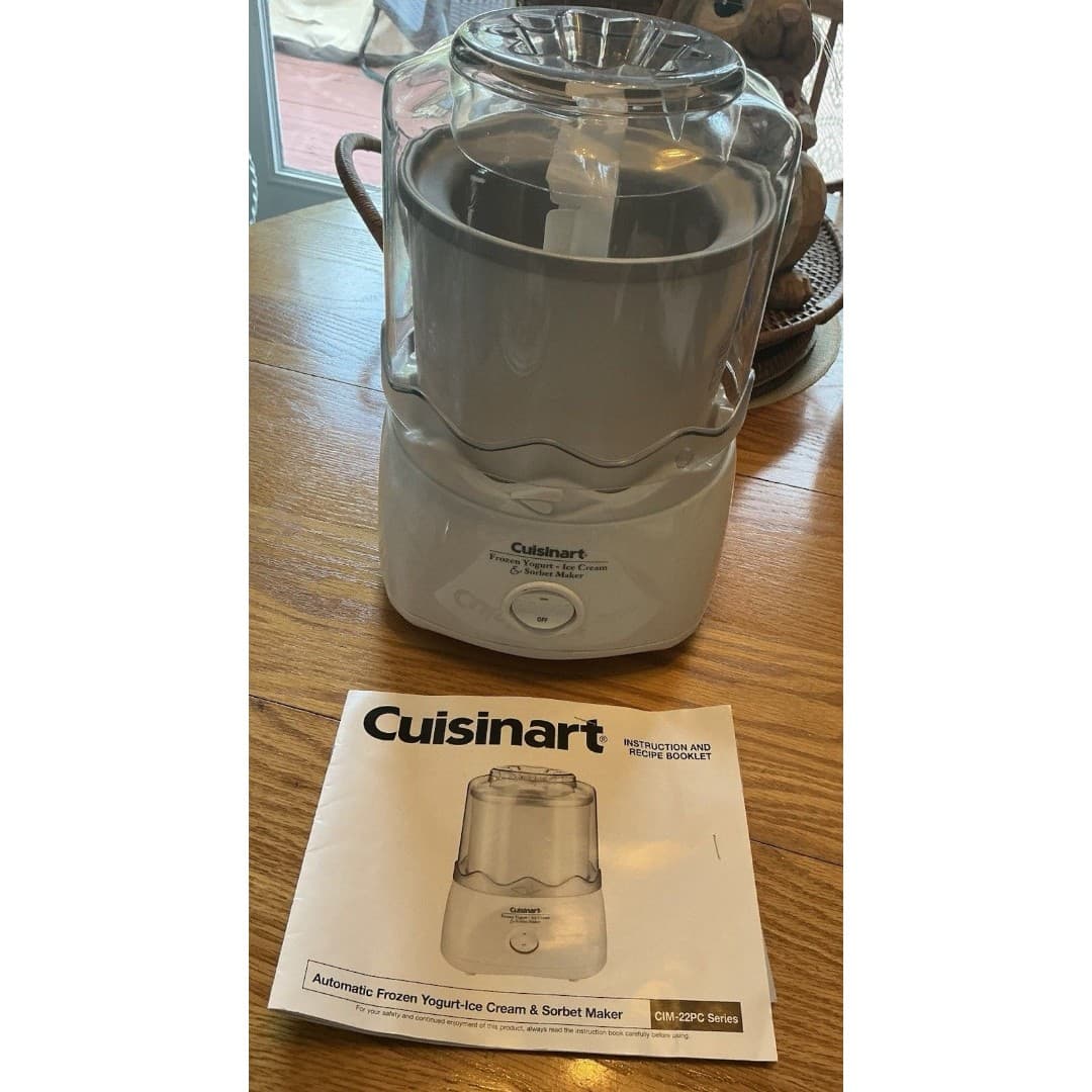 Cuisinart CIM-22PC Automatic frozen yogurt - Ice Cream Maker Sorbet - White - Thumbnail 7