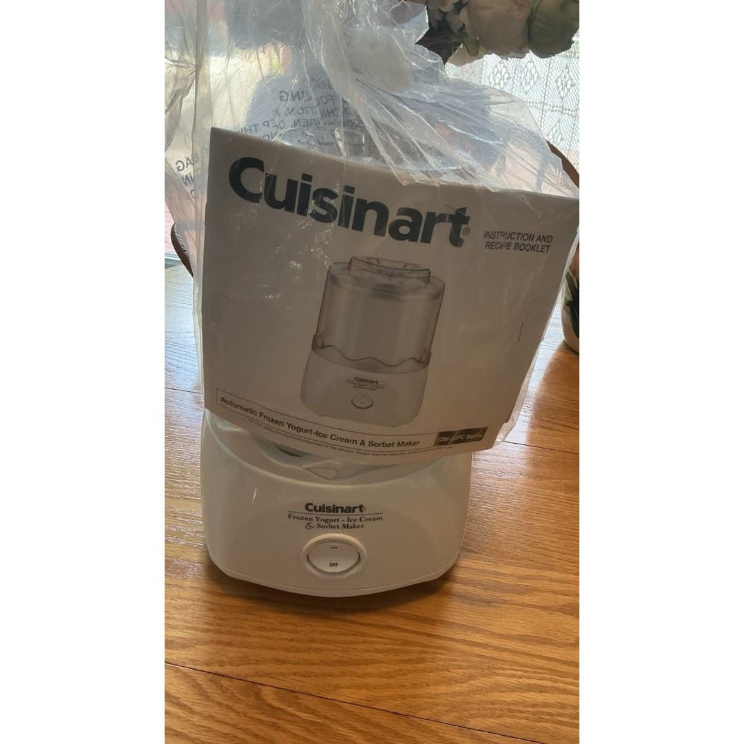 Cuisinart CIM-22PC Automatic frozen yogurt - Ice Cream Maker Sorbet - White - Thumbnail 9
