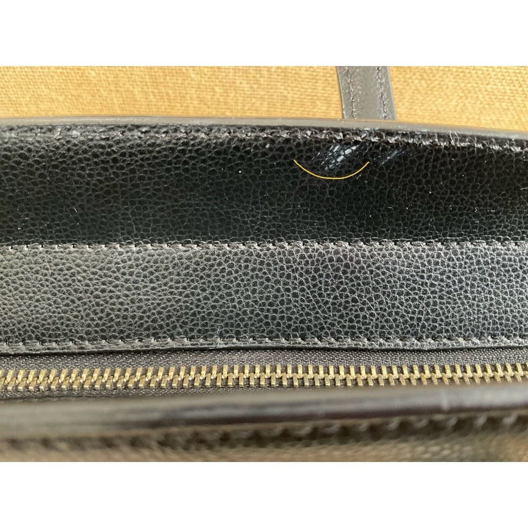 Kate Spade Black/White Geraldine Satchel Handbag With Crossbody Strap - Thumbnail 8