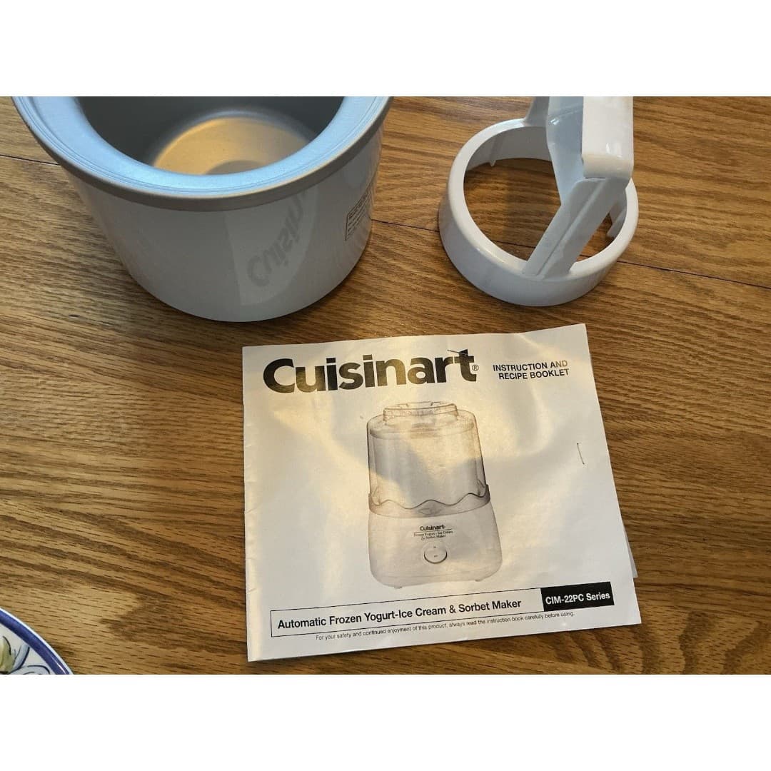 Cuisinart CIM-22PC Automatic frozen yogurt - Ice Cream Maker Sorbet - White - Thumbnail 6