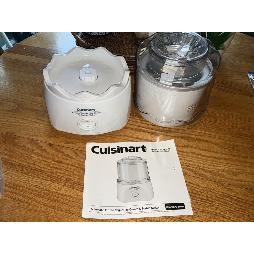Cuisinart CIM-22PC Automatic frozen yogurt - Ice Cream Maker Sorbet - White - Thumbnail 2