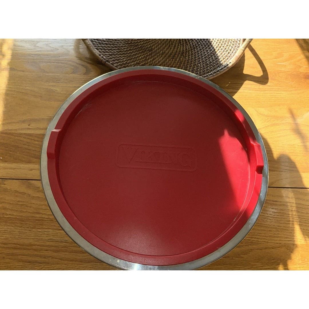 Viking Stainless Steel Mixing Bowl Set Of 5 -2 Lids Only - Thumbnail 5