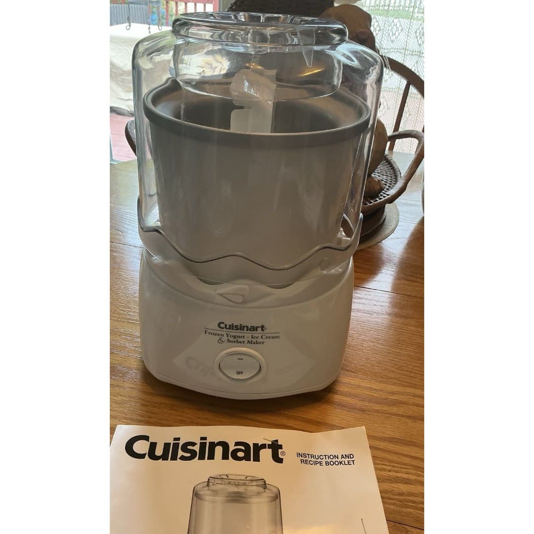 Cuisinart CIM-22PC Automatic frozen yogurt - Ice Cream Maker Sorbet - White - Thumbnail 8