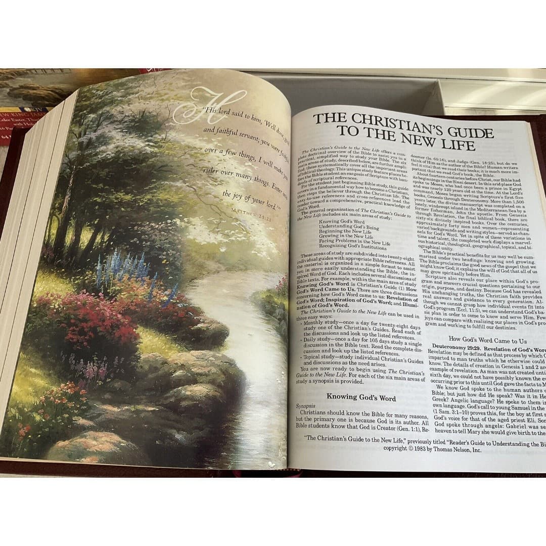 LIGHTING THE WAY FAMILY BIBLE Thomas Kinkade Illustrated NKJV - Thumbnail 10