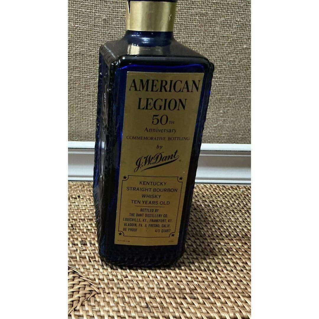 Vtg 1969 Liquor Decanter Kentucky Bourbon American Legion 50th Anniversary - Thumbnail 6