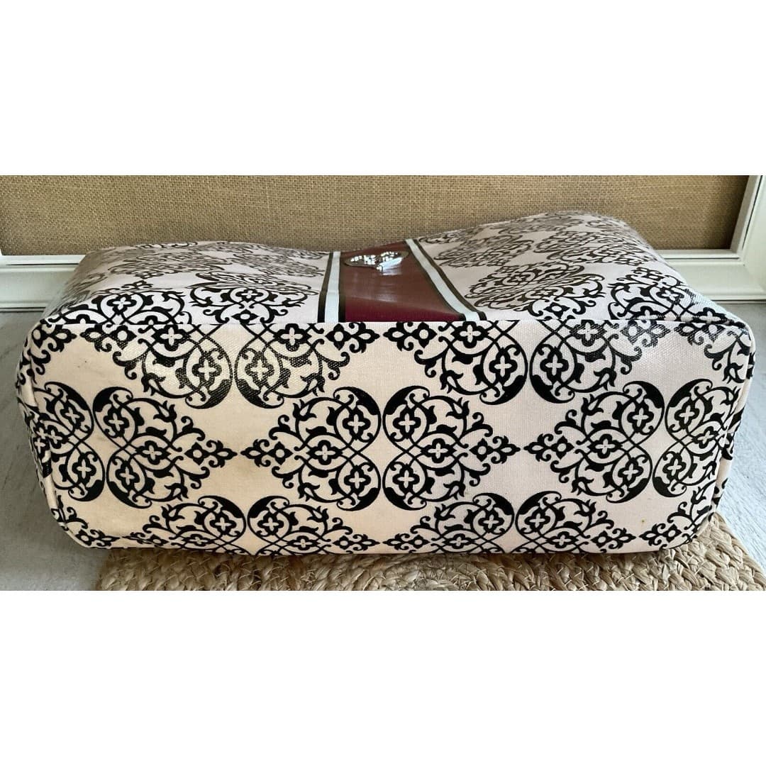 Brighton My Sweet Valentine Tote Heart Red Pink Black White - Thumbnail 3