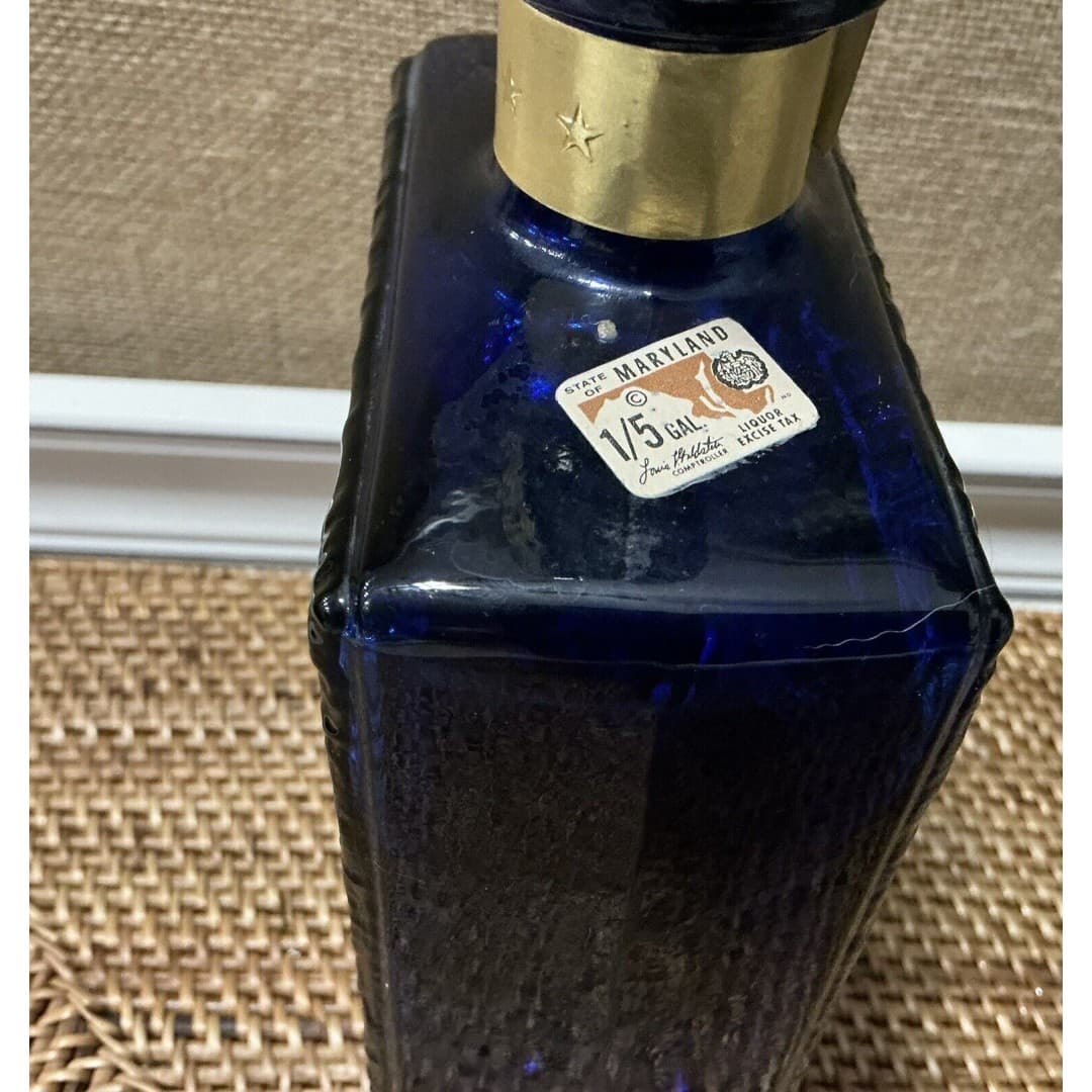 Vtg 1969 Liquor Decanter Kentucky Bourbon American Legion 50th Anniversary - Thumbnail 4