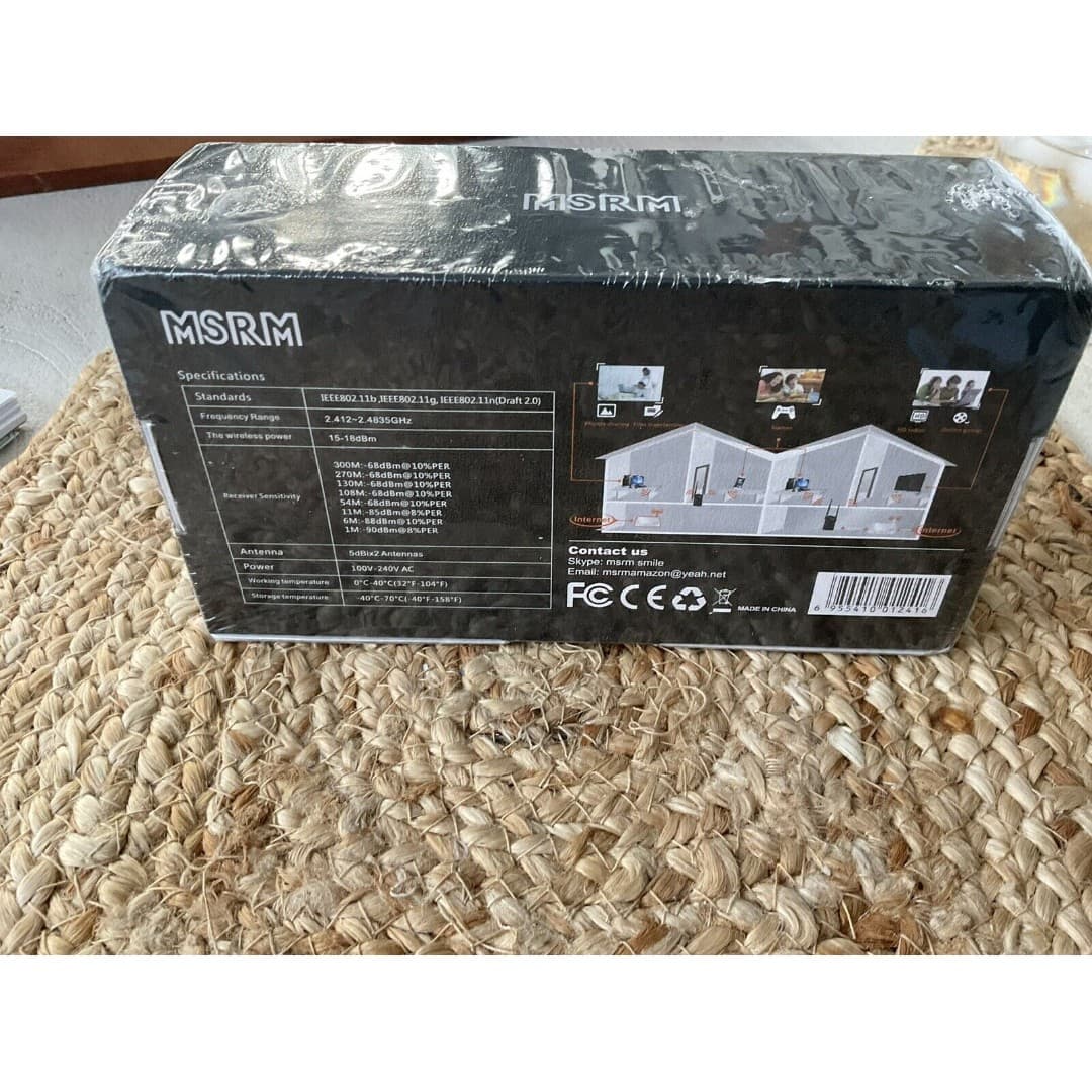 MSRM US50 750Mbps WiFi RANGE EXTENDER 360 Degree Coverage External Antenna - Thumbnail 2