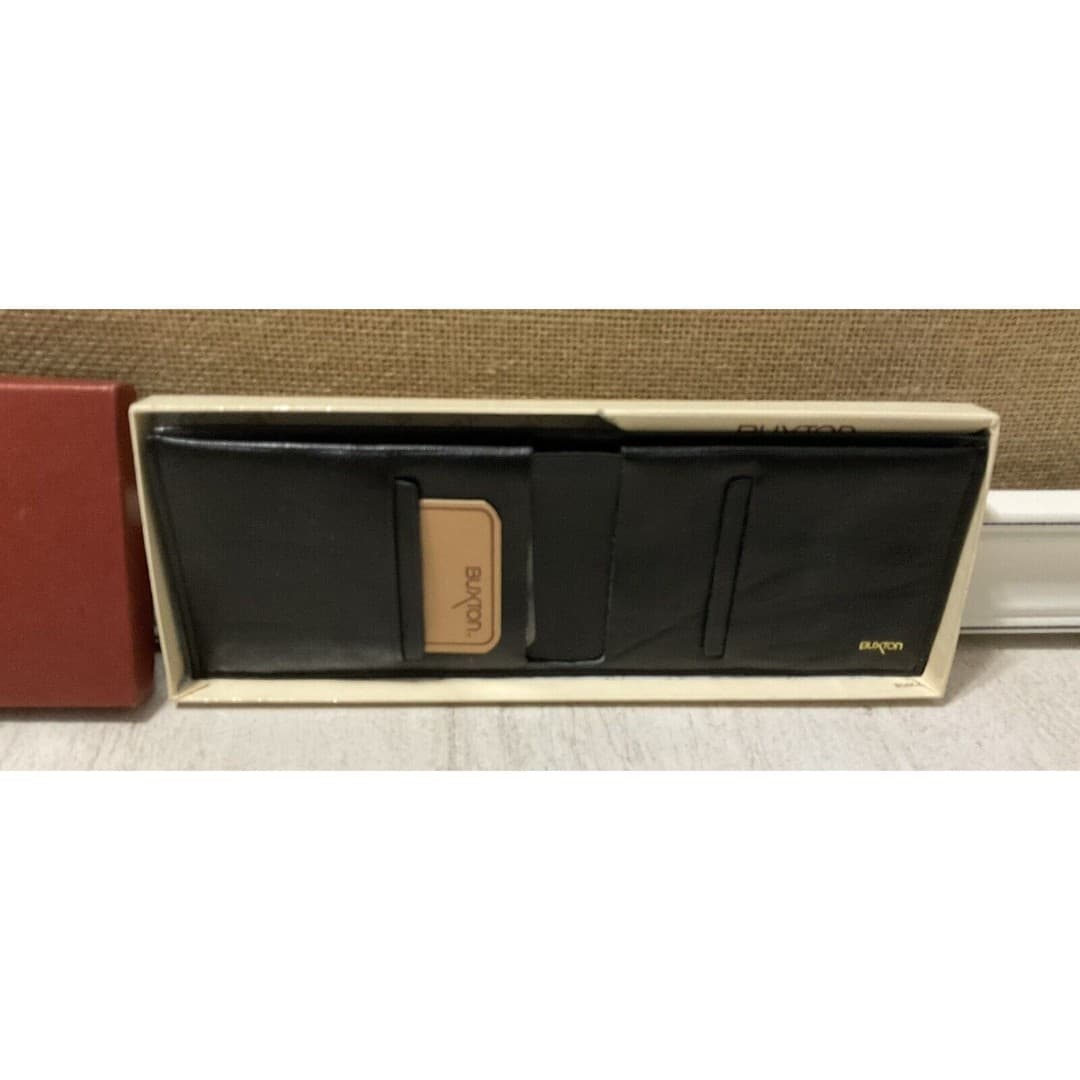 Vintage Genuine Lord Buxton Convertible Brown Leather Wallet, Never Used - Thumbnail 2