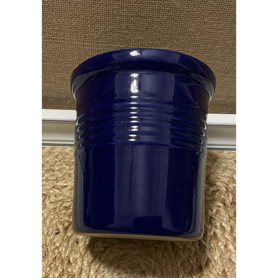 Pampered Chef Stoneware Crock, BLUE, #1312 - Thumbnail 2