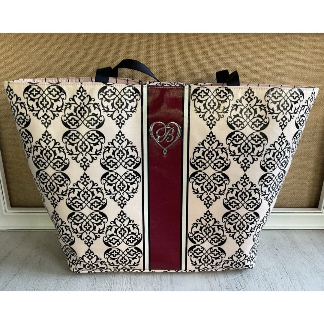Brighton My Sweet Valentine Tote Heart Red Pink Black White