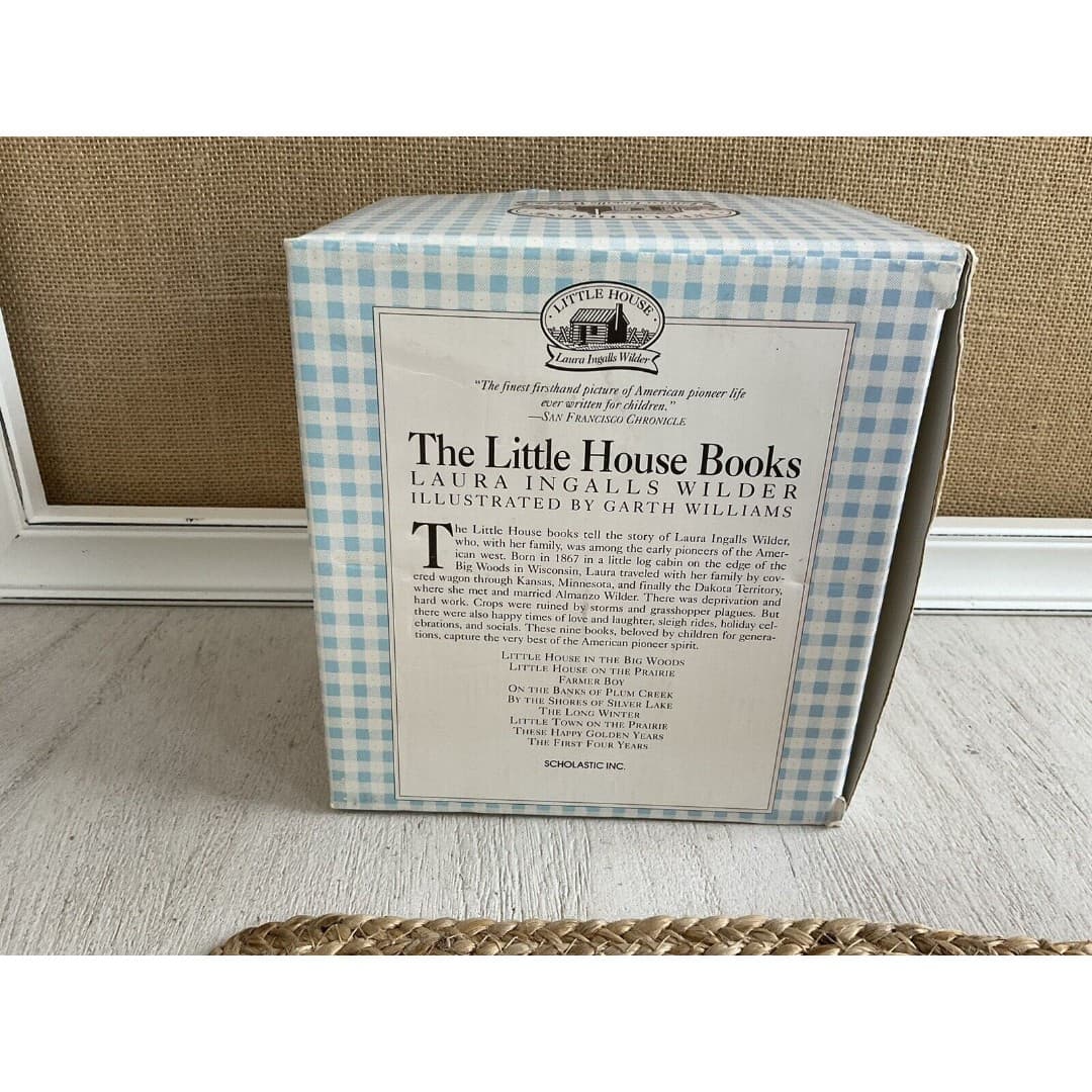 Vtg Little House On The Prairie Box Set 7 PB Books By Laura Ingalls Wilder READ - Thumbnail 3
